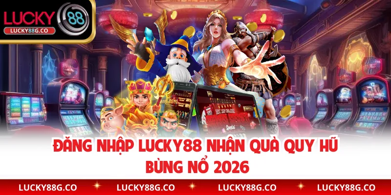 Đăng nhập Lucky88 nhận quà quy hũ bùng nổ 2026