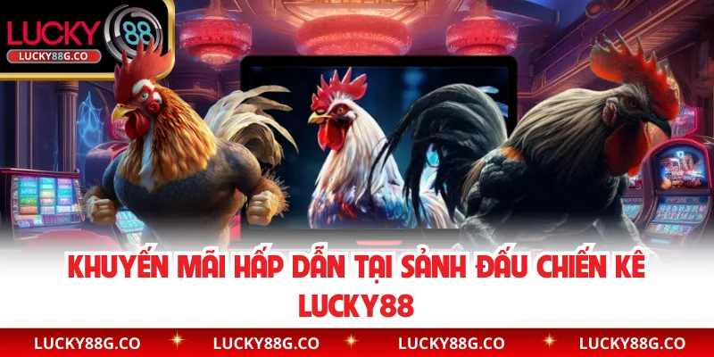 Khuyến mãi hấp dẫn tại sảnh đấu chiến kê Lucky88
